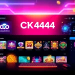 Guide users to the ck4444 login page with a clear depiction of a user entering credentials on a secure gaming platform, highlighting ease of access and trustworthiness, perfect for screen readers.