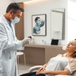 Ästhetische Klinik in Zürich mit Arzt bei Botox-Behandlung
