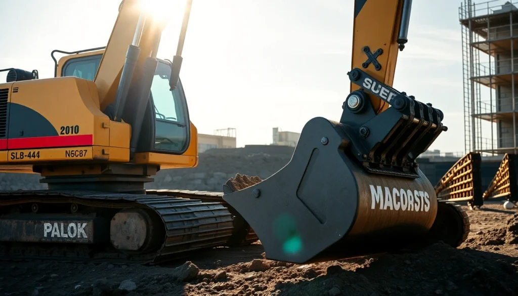 Efficient excavator rental service demonstrating a powerful tracked machine in operation on a construction site for heavy-duty projects.