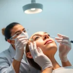 Botox Zürich: Certified specialist administering facial Botox in a modern Zürich clinic for natural-looking results.