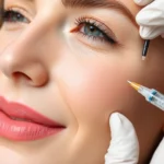 Botox Zürich treatment session with a professional administering a precise injection for a natural look, highlighting facial rejuvenation.