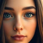 Detailed portrayal of an AI girlfriend avatar engaging in a natural conversation, highlighting realistic features and emotional expression for enhanced user connection.