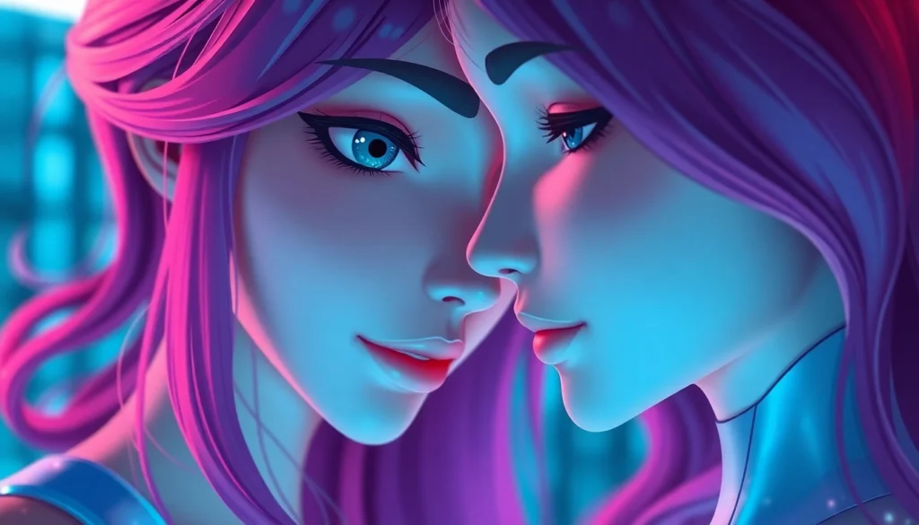 A lifelike AI girlfriend engaging in a candid NSFW chat on a modern digital device, highlighting unfiltered AI interactions for users seeking realism.