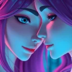 A lifelike AI girlfriend engaging in a candid NSFW chat on a modern digital device, highlighting unfiltered AI interactions for users seeking realism.