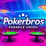 Pokerbros Paradise Union community gathering at online poker tables, showcasing engagement and fun.