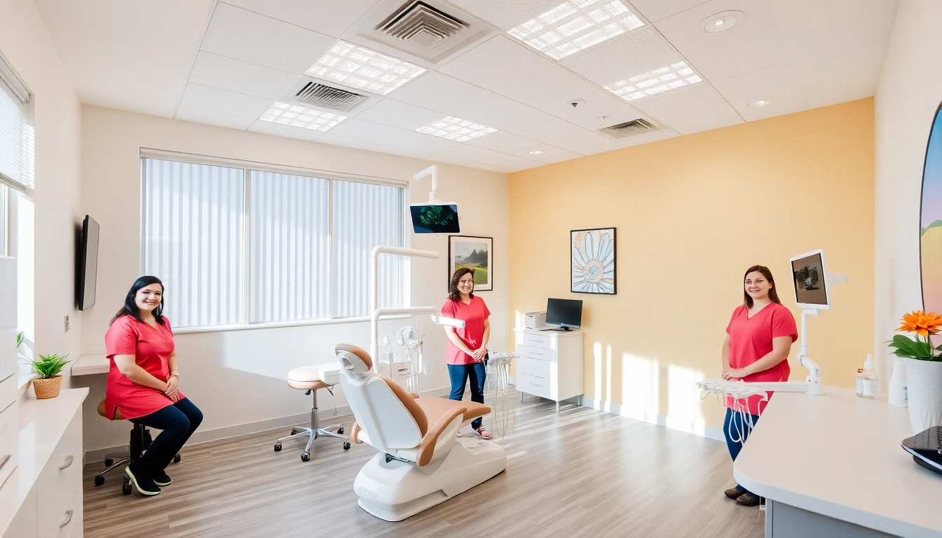 Ventura Bright Dental team providing friendly dental care in a bright, modern clinic environment