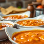 Fresh Ready to Eat Makhani Gravy Base served in a bowl with spices, inviting and flavorful