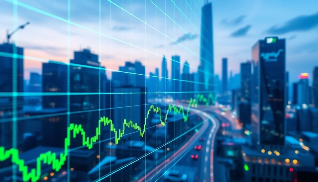 Innovative aicoin trading platform with real-time data visualization and modern design for investors