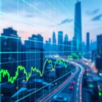 Innovative aicoin trading platform with real-time data visualization and modern design for investors